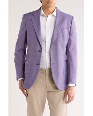 Nautica Crosshatch Stretch Sport Coat - Purple