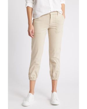 Frank & Eileen Foxrock The Italian Stretch Cotton Utility Sweatpants - Natural