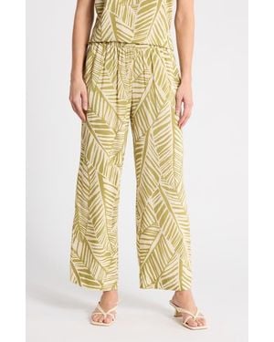 DR2 by Daniel Rainn Pull-On Wide Leg Pants - Yellow