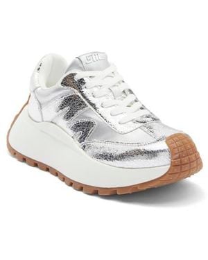 Steve Madden Supercampo Platform Sneaker - White