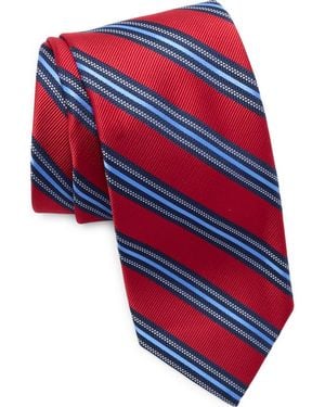 Tommy Hilfiger Brady Stripe Tie - Red