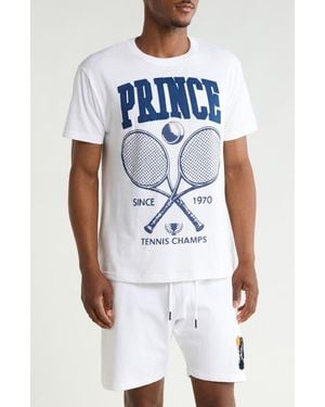 Prince Graphic Print T-Shirt - Blue