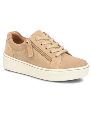 Børn Moxie Zip Sneaker - Natural
