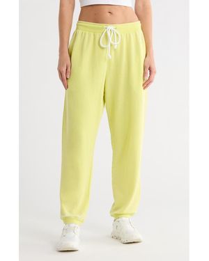 Free People Playbook Sweatpants - Yellow