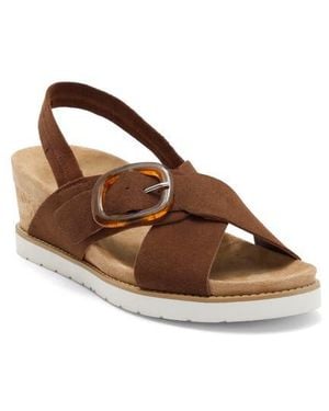 Nordstrom Rack Arizona Wedge Sandal - Brown