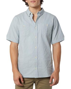 Ezekiel Harbor Short Sleeve Button-Down Shirt - Blue