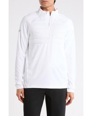 Levelwear Frequency Quarter Zip Pullover - White