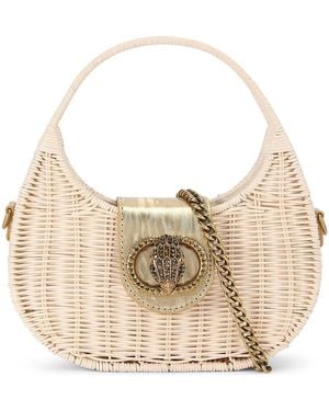 Kurt Geiger Small Chelsea Basket Hobo Bag - Natural
