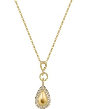 Bony Levy Cleo Teardrop Pendant Necklace - Metallic