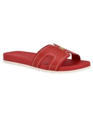 Tommy Hilfiger Bosting Slide Sandal - Red