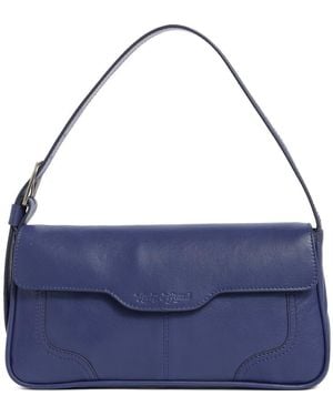 Lucky Brand Luma Leather Shoulder Bag - Blue