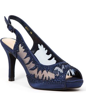 Lady Couture Spicy Slingback Sandal - Blue