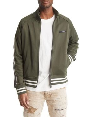 Purple Brand Tricot Track Jacket - Green