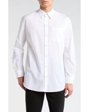 Helmut Lang Apex Oversize Button-Up Shirt - White