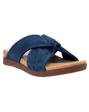 Revitalign Riviera Slide Sandal - Blue