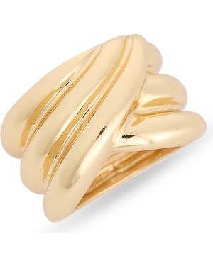 Nordstrom Rack Textured Saddle Ring - White
