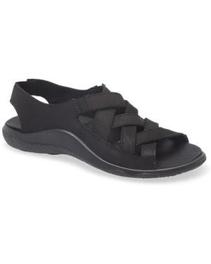 Romika Rouen Slingback Sandal - Black