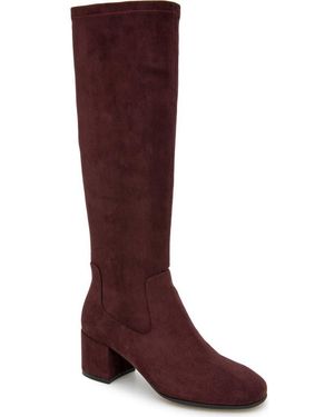 Kenneth Cole Rida Stretch Knee High Boot - Red