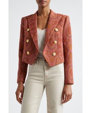 L'Agence Lila Boxy Blazer - Red