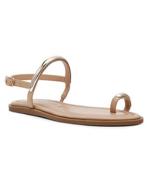 Anne Klein Kallian Toe Loop Sandal - White
