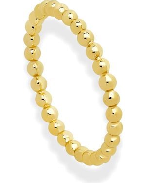 MOD AND JO Beaded Stacking Ring - Metallic