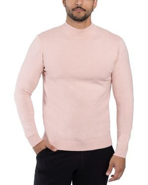 Xray Jeans Mock Neck Knit Sweater - Pink