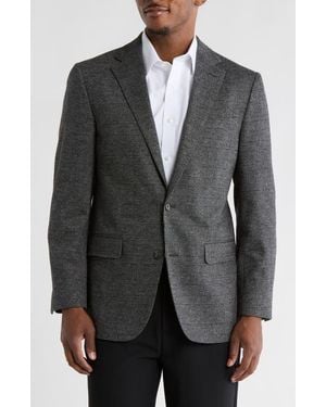 Brooks Brothers Plaid Cotton Blend Sport Coat - Gray