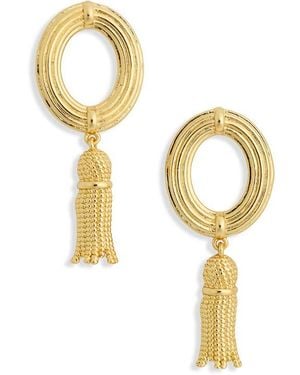 Frasier Sterling Rodeo Drop Earrings - Metallic