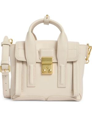 3.1 Phillip Lim Mini Pashli Leather Satchel - Natural