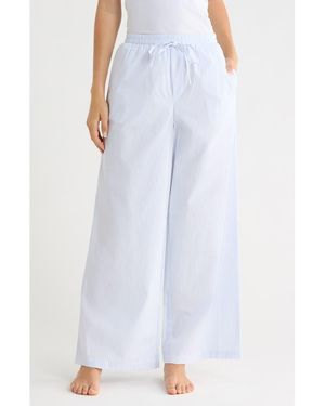 Abound Poplin Pajama Pants - White