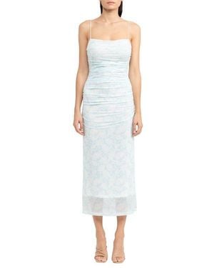 Significant Other Gathered Midi Dress - White