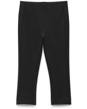 Rag & Bone Simone Ponte Capri Pants - Black