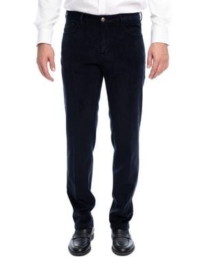 VELLAPAIS Vivor Straight Leg Pants - Blue