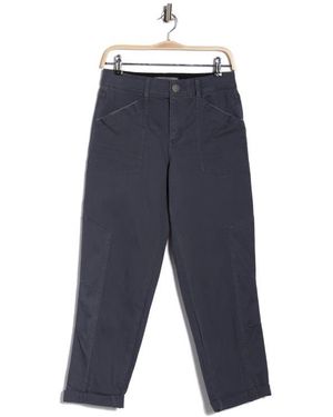 Democracy Tapered Side Panel Straight Leg Jeans - Blue