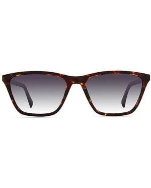Eco Yun 53Mm Polarized Square Sunglasses - Black