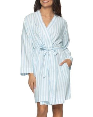 Felina Marielle Cotton Robe - Blue