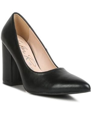 LONDON RAG Zhuri Pointed Toe Pump - Black