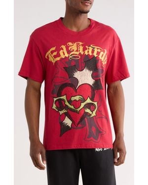 Ed Hardy Sacred Heart Graphic T-Shirt