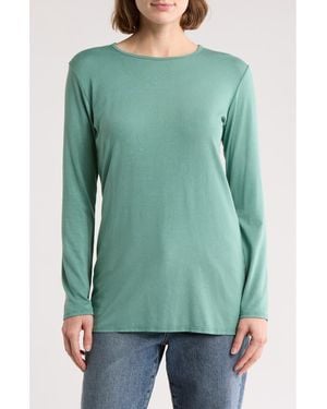 Go Couture Basic Stretch Modal T-Shirt - Green