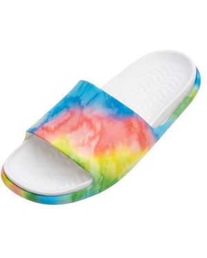 Native Shoes Spencer Lx Print Slide Sandal - Blue