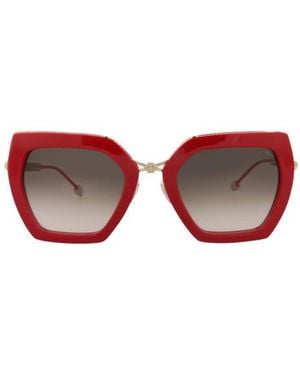Philipp Plein 53Mm Geometric Sunglasses - Red