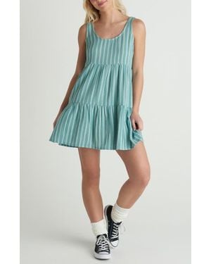 Hurley Hidden Treasures Babydoll Minidress - Blue