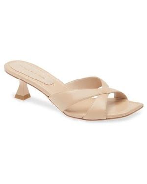 Stuart Weitzman Miami 50 Slide Sandal - Natural