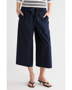 Twp Main St. Cotton Wide Leg Pants - Blue