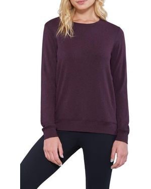 Matty M Side Zip Sweater - Purple