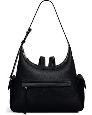 Radley The Small Fitzrovia Convertible Leather Backpack - Black