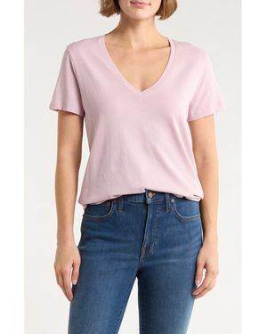 Madewell Softfade V-Neck Tee - Blue