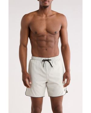 Volcom Piping Swim Trunks - Blue