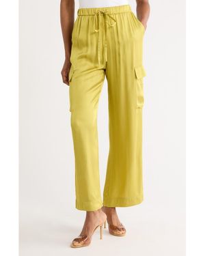 FRNCH Nouma Cargo Wide Leg Pants - Green