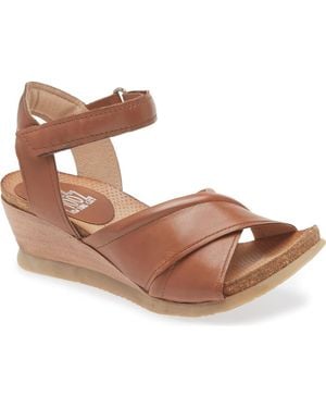 Miz Mooz Sofie Wedge Sandal - Brown